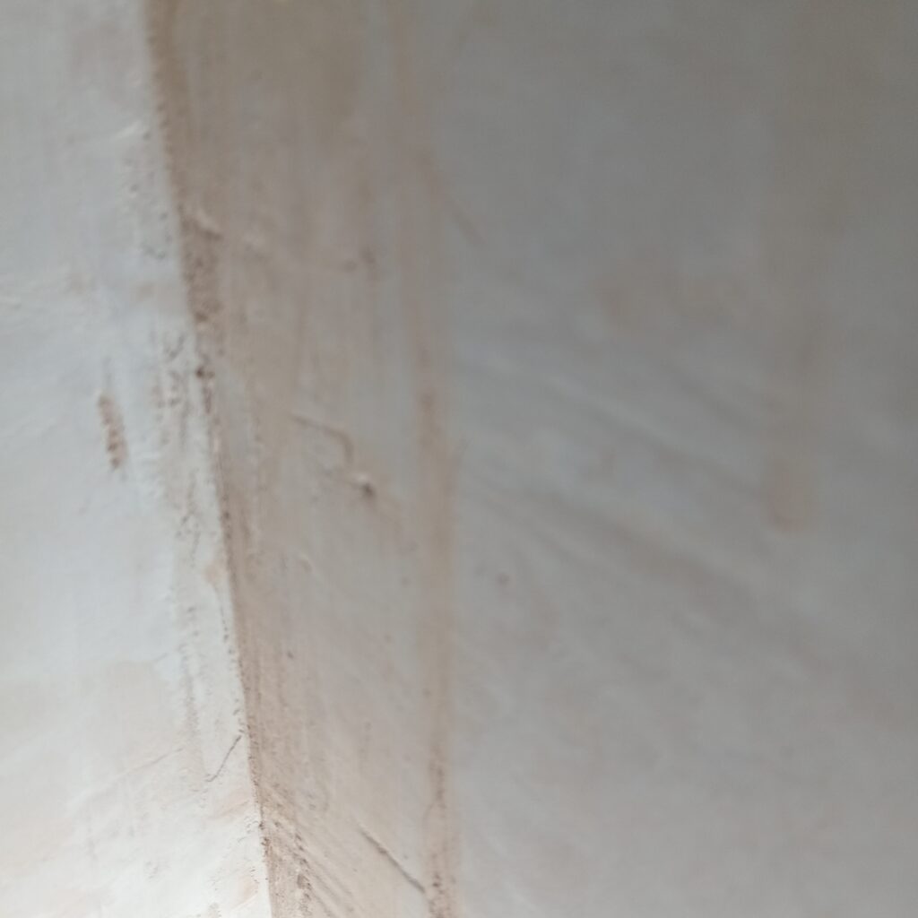 Fixing plaster as part of a full redecoration project