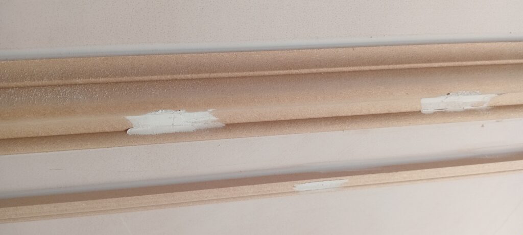 Panel preparation as part of a full property redecoration