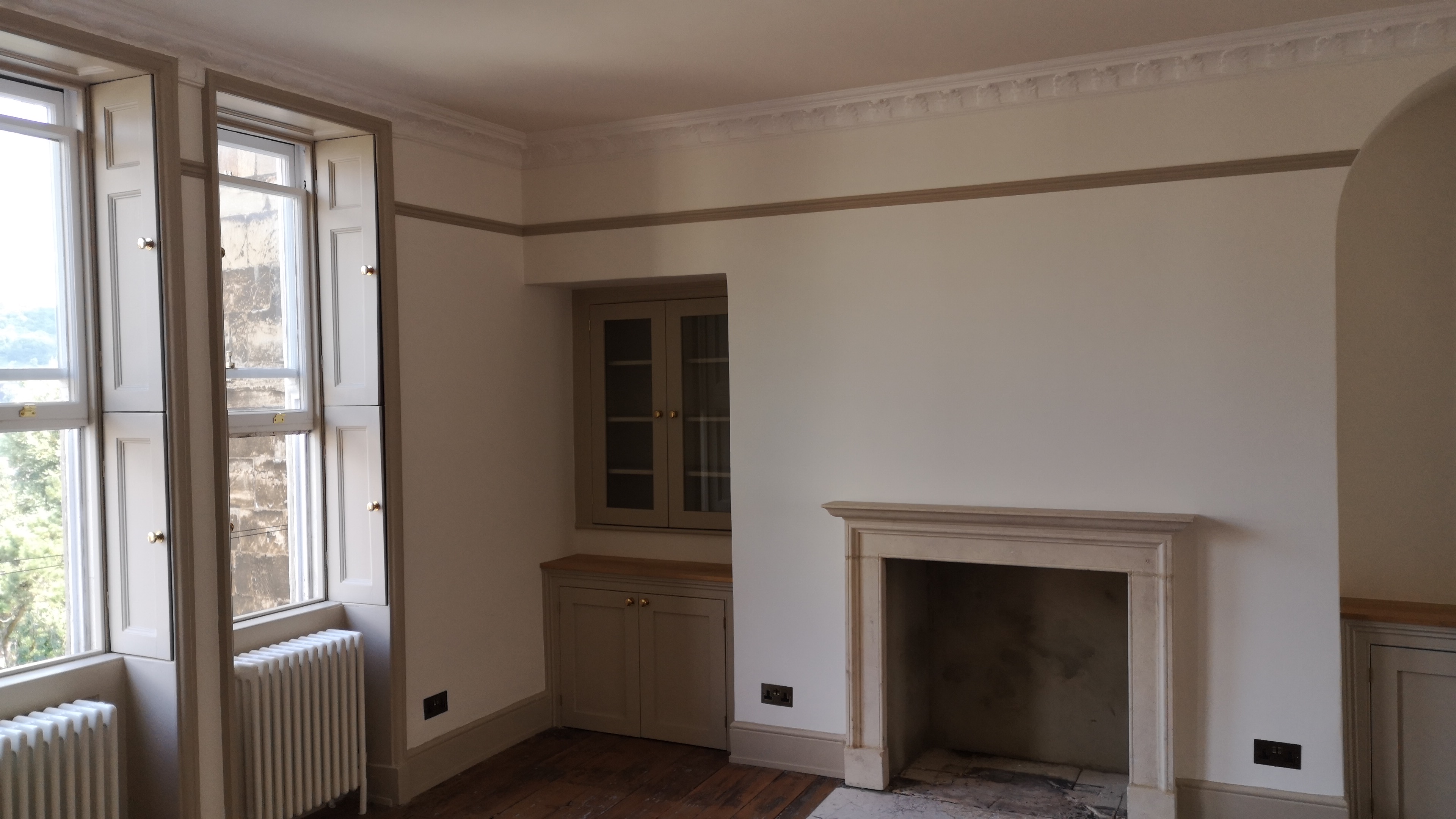 Original fire places deserve a bit of love as part of a full redecoration project