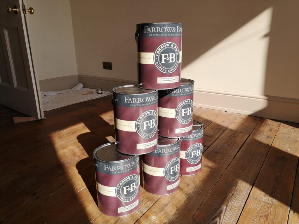 Farrow & Ball for a great finish on a full property redecoration