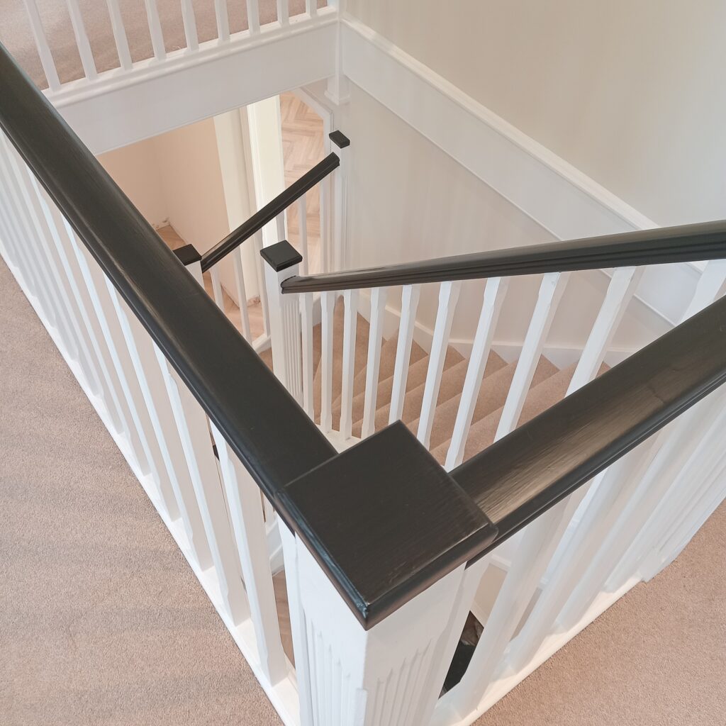 Fulll Home Redecoration includes bannisters, Spindles and Staircases