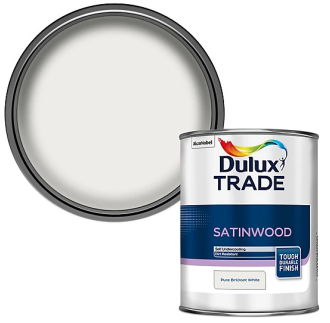 Satin finish pure brilliant white for a clean finish